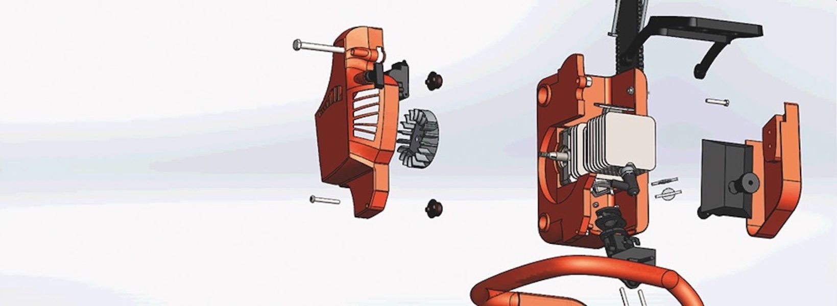 Modelação de uma motoserra: frames de animação